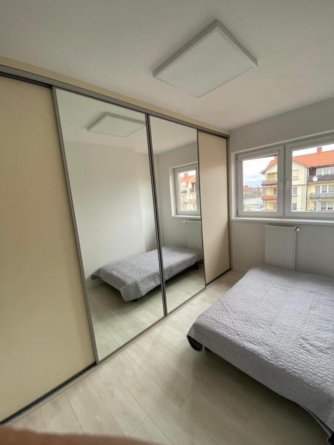 Ferienwohnung 3 Pokojowy Nowoczesny Apartament Z Widokiem Na Jeziorak Iława Exterior foto